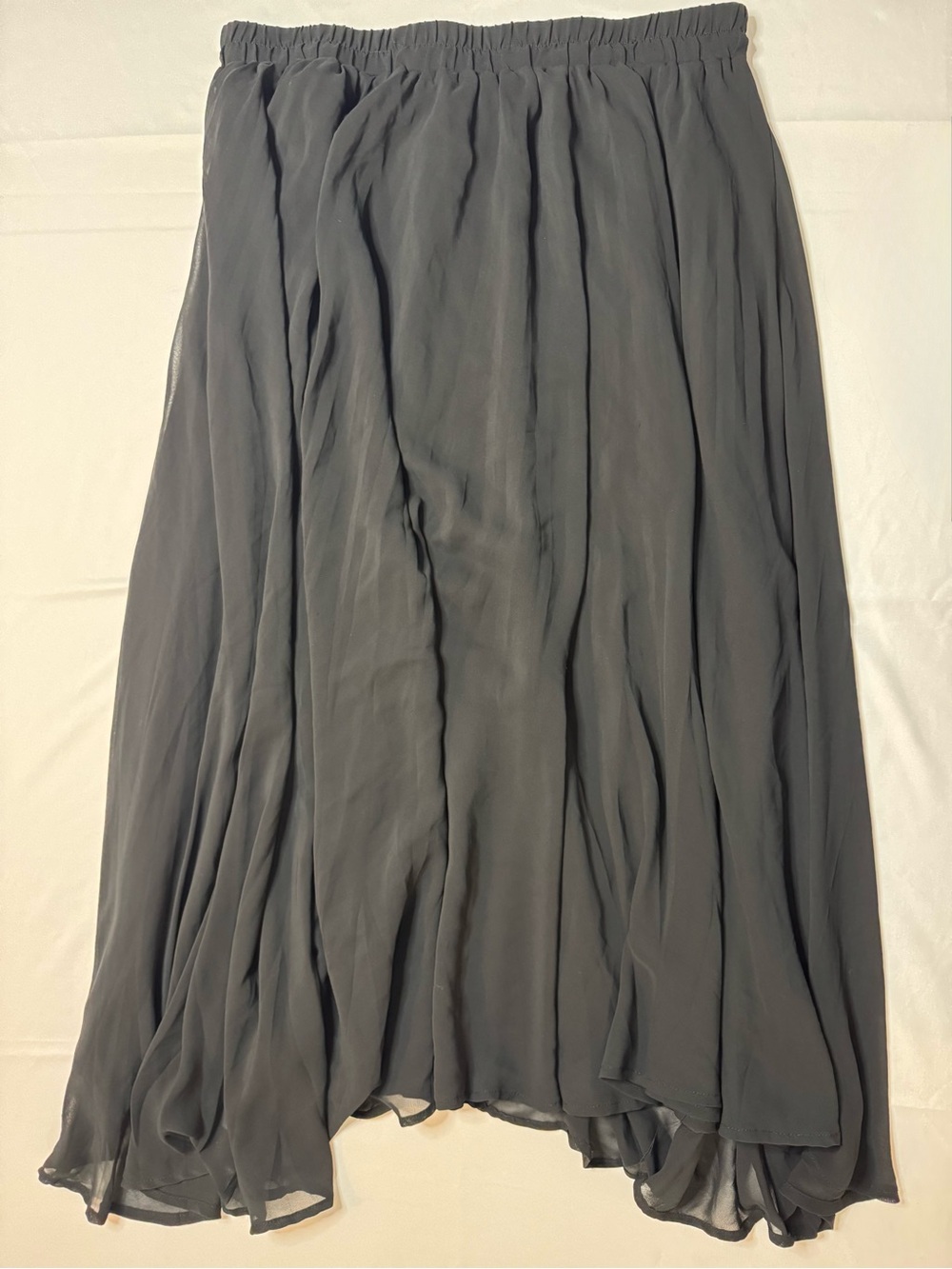 a new day Black Chiffon Maxi Skirt